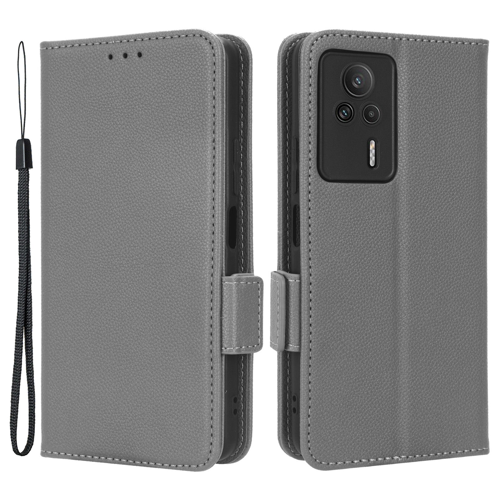 For Xiaomi Redmi K60E 5G Anti-Scratch Litchi Texture Phone Case PU Leather TPU Wallet Stand Phone Cover For Xiaomi Redmi K60E 5G Anti-Scratch Litchi Texture Phone Case PU Leather TPU Wallet Stand Phone Cover